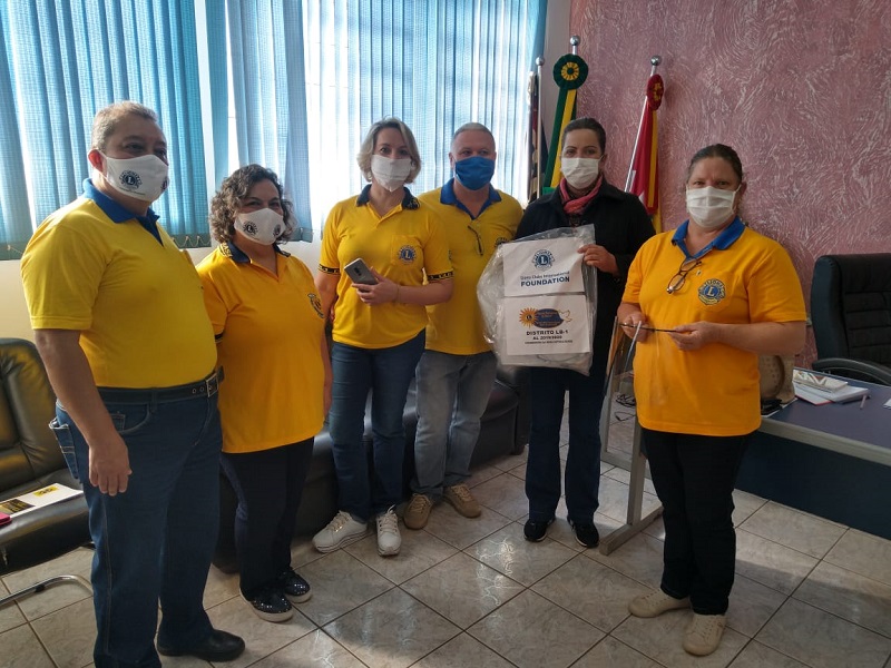 MUNICíPIO RECEBE DOAÇÃO DE PROTETORES FACIAIS